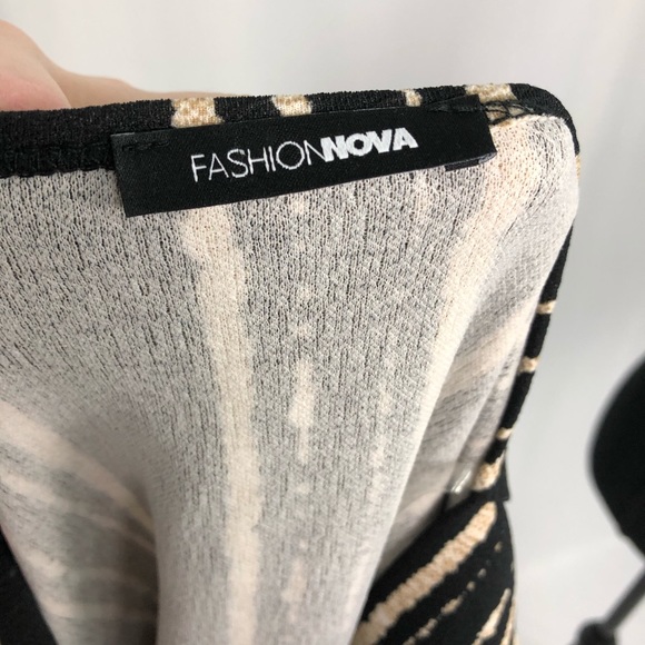 FASHION NOVA striped bodysuit - Picture 6 of 7